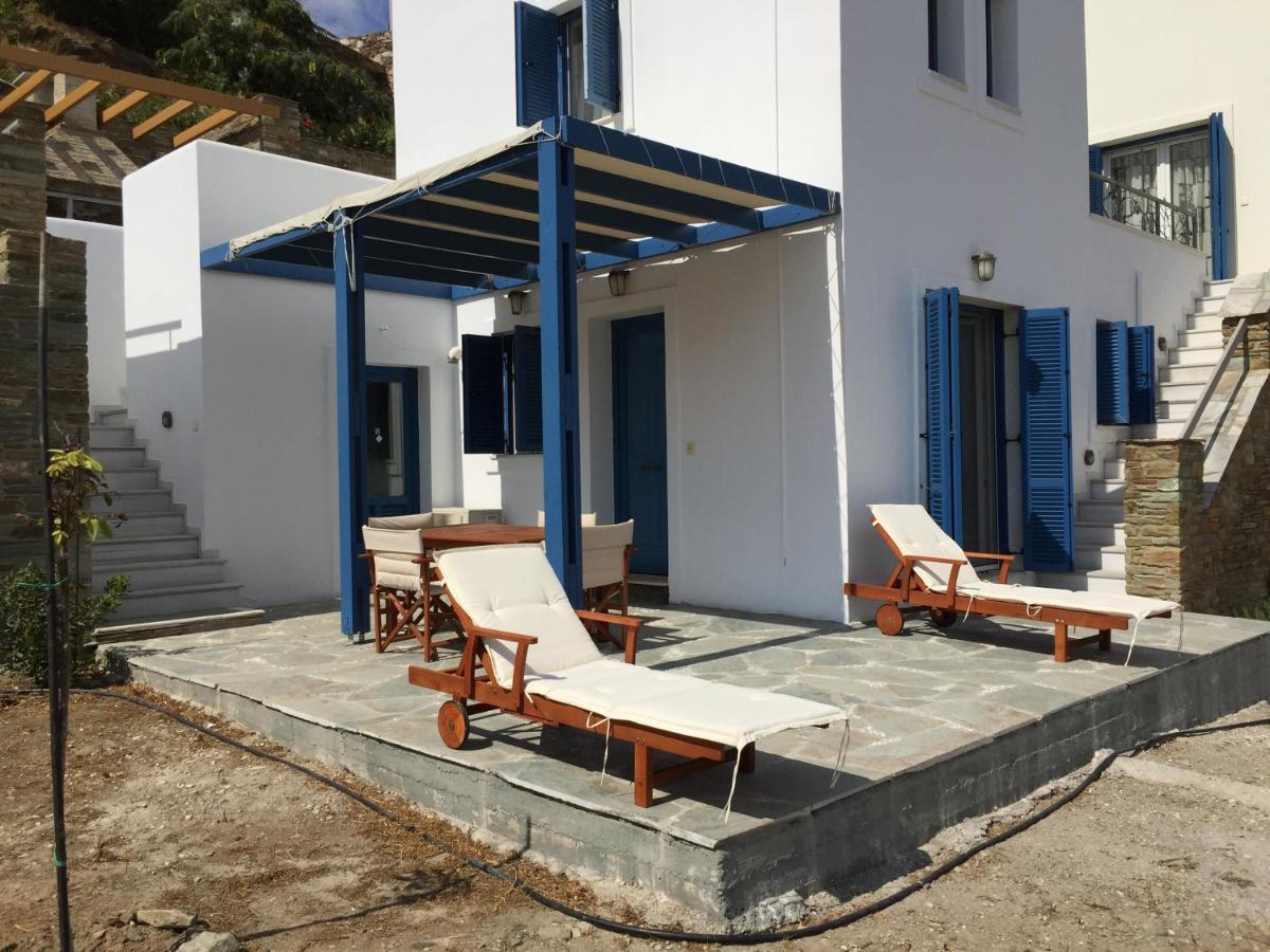 Andros Homes Sea Side Apartment & Studio Гаврион Экстерьер фото