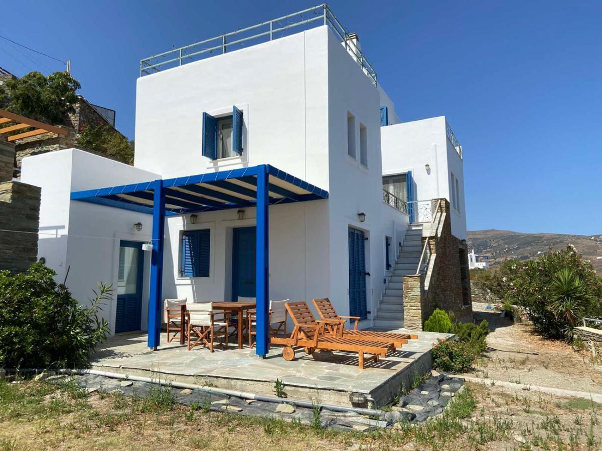 Andros Homes Sea Side Apartment & Studio Гаврион Экстерьер фото