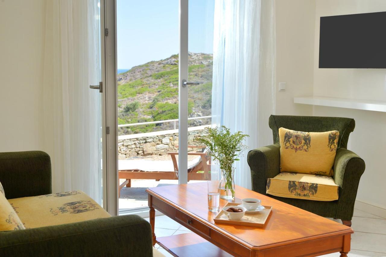 Andros Homes Sea Side Apartment & Studio Гаврион Экстерьер фото
