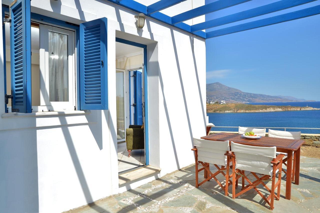 Andros Homes Sea Side Apartment & Studio Гаврион Экстерьер фото